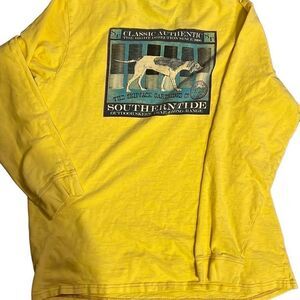 Southern tide tee long sleeve yellow  The skipjack cartlidge